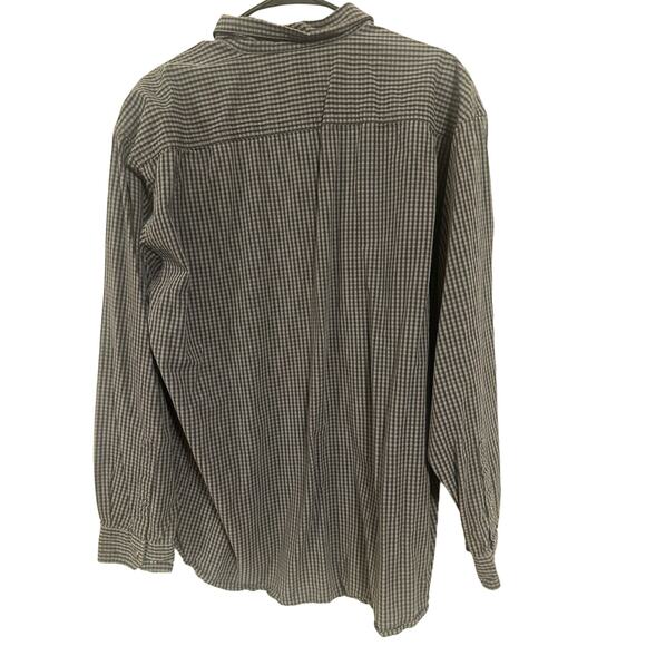 Columbia XL Navy and Gray Men’s Button Down Shirt - Picture 3 of 5
